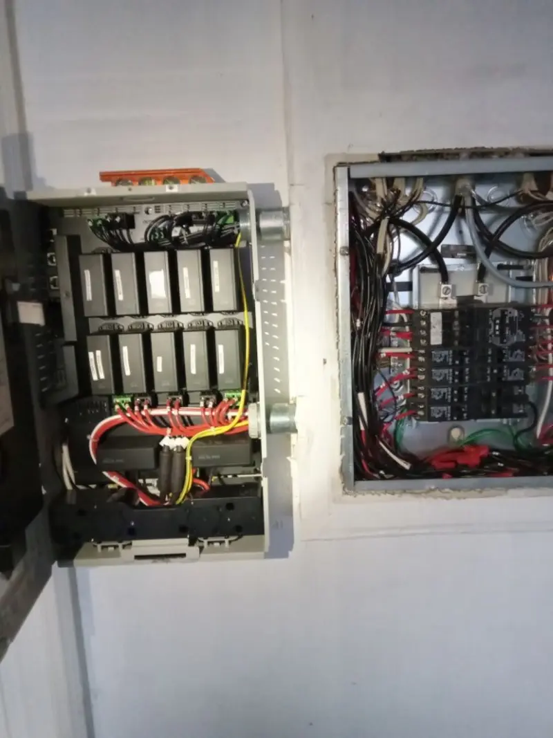 Electrical panel upgrade completed for Indoor Lighting Installation in West Pensacola